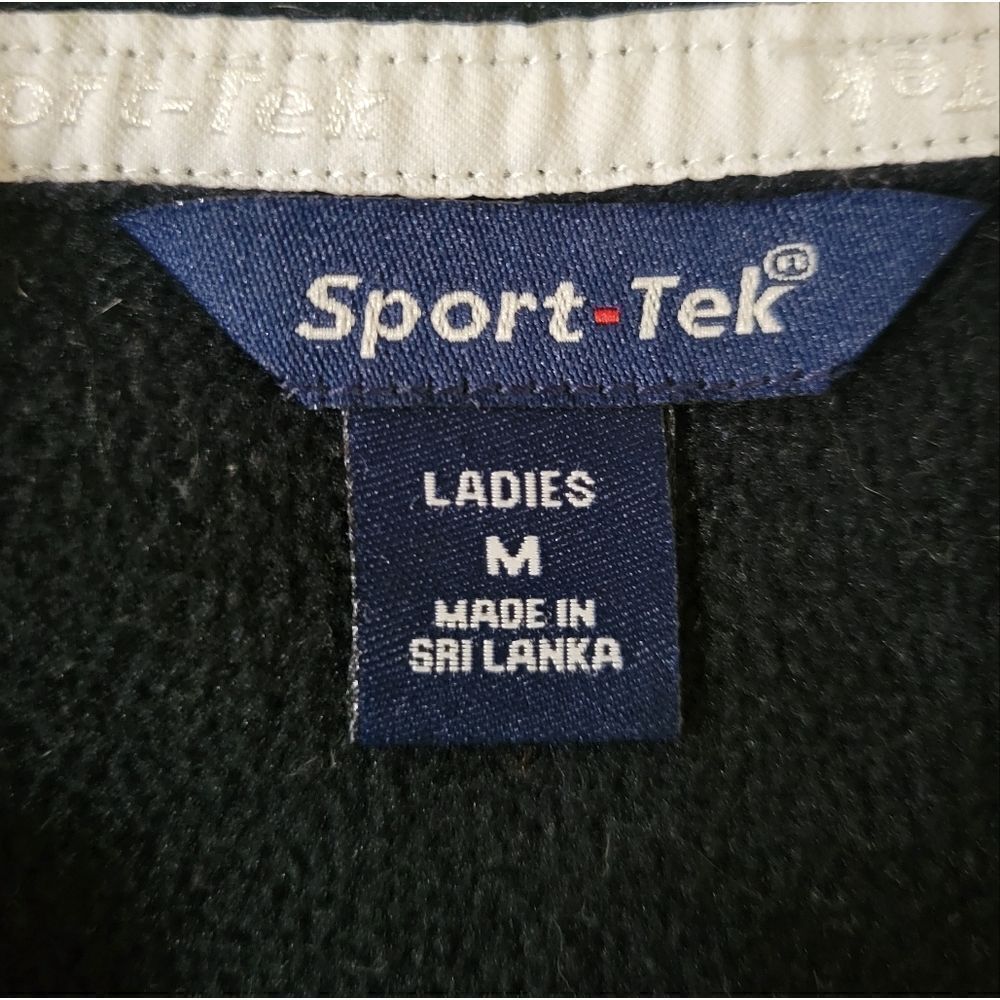 Sport-Tek Ladies Tech Fleece Colorblock Full-Zip Hooded Jacket - Picture 6 of 15